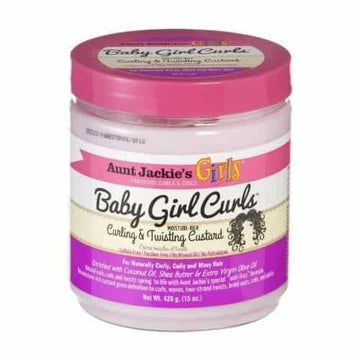 CREMA DE PEINADO BABY GIRL CURLS CURLING & TWISTING CUSTARD AUNT JACKIE'S GIRLS 426g